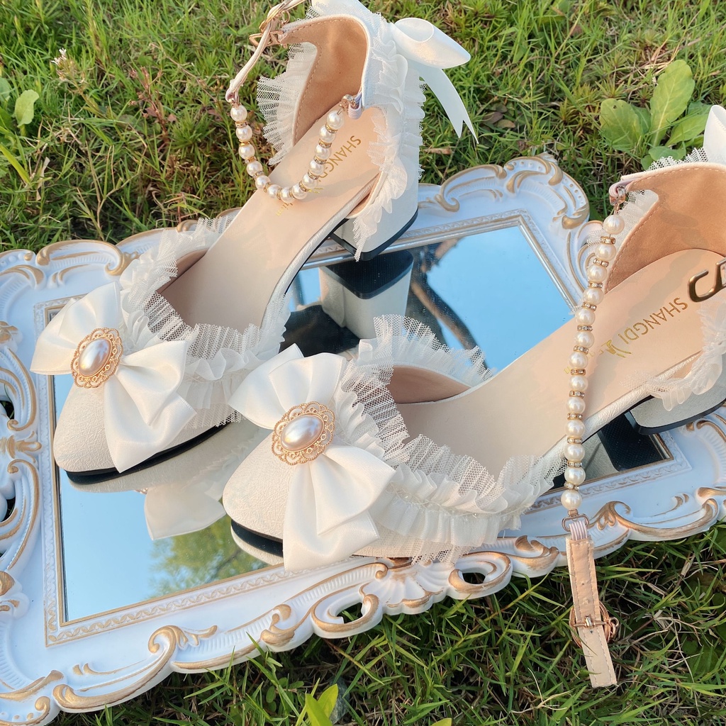 GIÀY GÓT VUÔNG LOLITA  4600