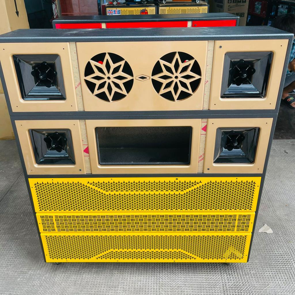 VỎ THÙNG LOA KÉO 4 BASS 40 4 TREBLE 2 TRUNG 16 NẮP GẬP LÊN XUỐNG CAO CẤP - 432VIETNAM