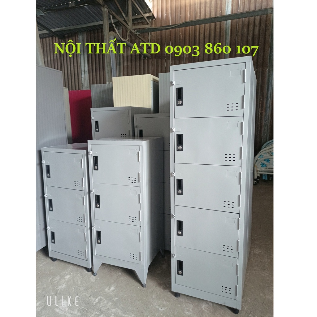 Tủ hồ sơ sắt tầng cao cấp mẫu nhỏ gọn có khóa y hình