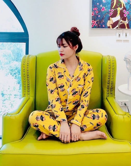 Pijama Kate Thái dài tay L1 (video & ảnh độc quyền) | BigBuy360 - bigbuy360.vn