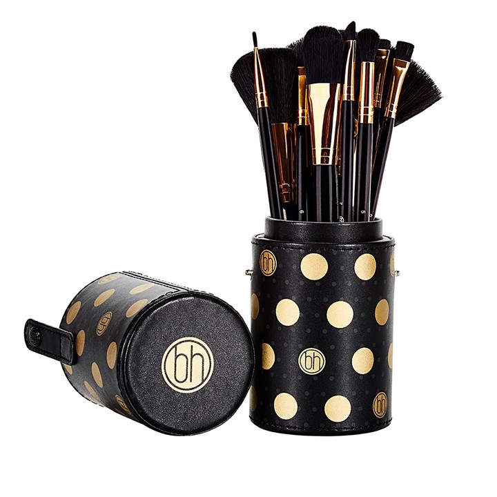 BH Dot Collection 11 Piece Brush Sets Black