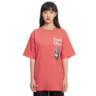 5THEWAY® /peace out/ NEW TEETM in GEOGRIA PEACH aka Áo Thun Hồng Tay Ngắn