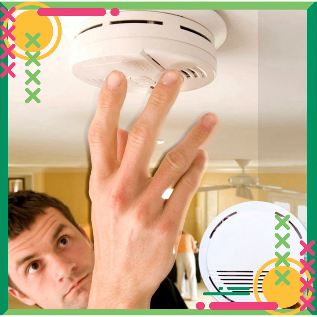 (Loại Tốt) Máy Báo Cháy Smoke Alarm - 4223 (Giá Rẻ )