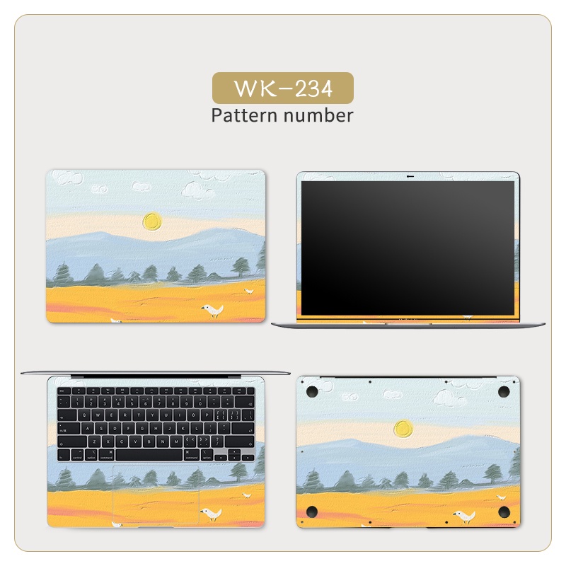 Miếng Dán laptop Trang Trí Chống Thấm Nước Cho for Asus Lenovo Dell HP Acer Huawei Honor macbook