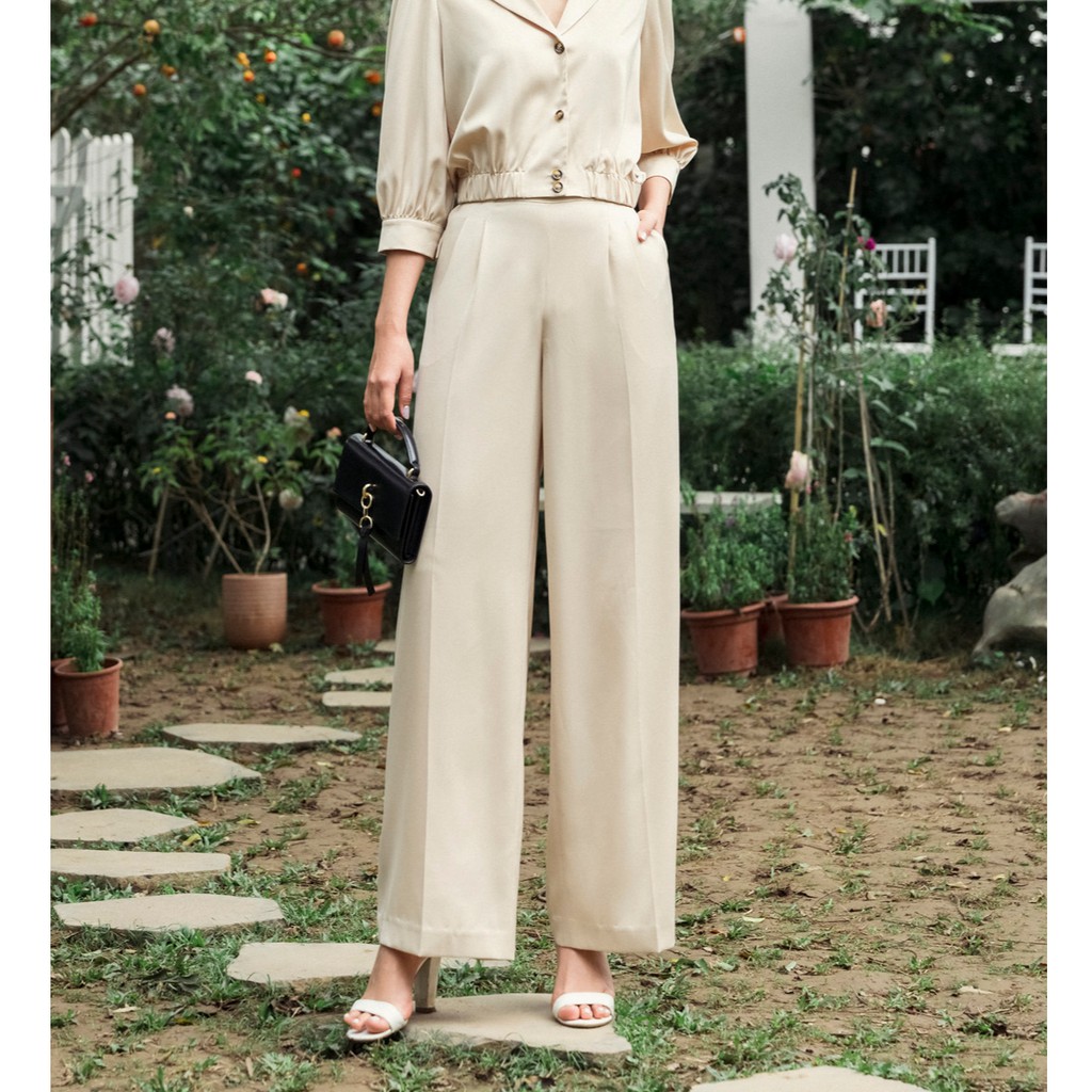 Quần Culottes cạp chun Emspo QL1237