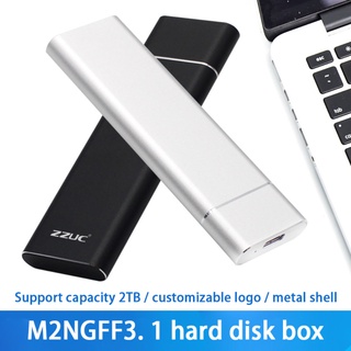 [Ready] hard disk  M.2 Solid State Drive Box NVME M.2 NGFF Type-C 3.1 Exterior Display Typec Modified Mobile PCIE High Spee ITO