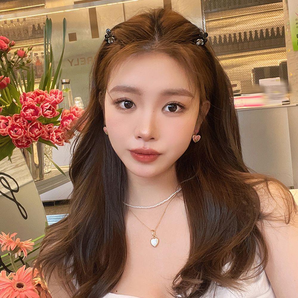 NICKOLAS Kẹp Tóc Càng Cua Đính Hoa Vỏ Sò Phong Cách Retro Sang Trọng Cho Nữ