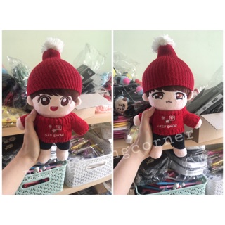 Doll 25cm V/Jungkook BTS kèm Outfit (búp bê nhóm nhạc thần tượng Hàn Quốc, kèm quần áo)