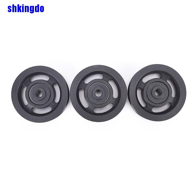 Bánh xe ròng rọc chống mài mòn màu đen tiện dụng khi tập gym 90mm