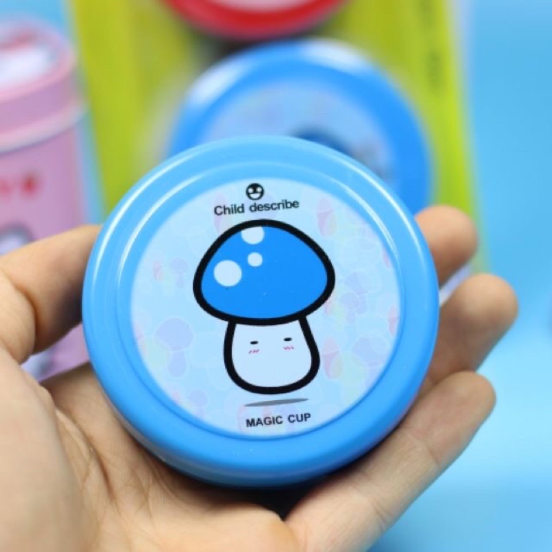 Vỉ 2 Cốc nhựa gấp gọn hình nấm hàng loại đẹp