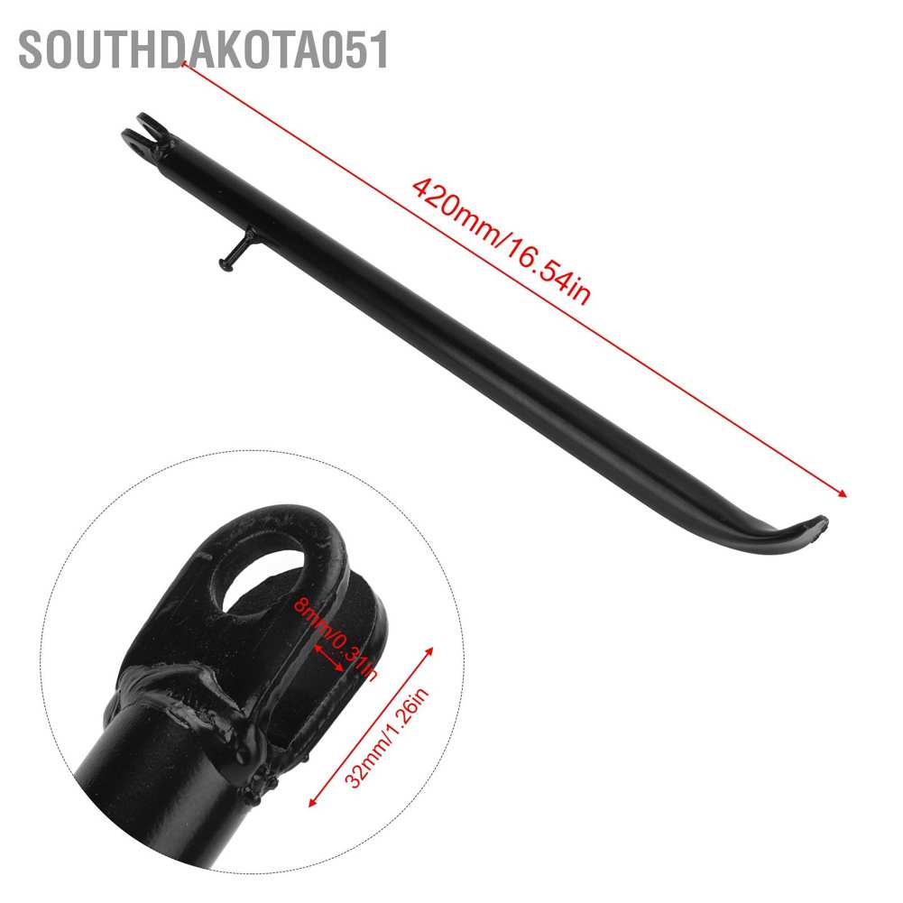 🎉Hàng Sẵn Hỗ trợ chân đế bên xe máy 420mm / 16,54in Thay thế cho xe đạp Apollo 125cc 110cc 140cc Dirt Pit Bike Chân chống phụ, chân chống cạnh xe máy Honda