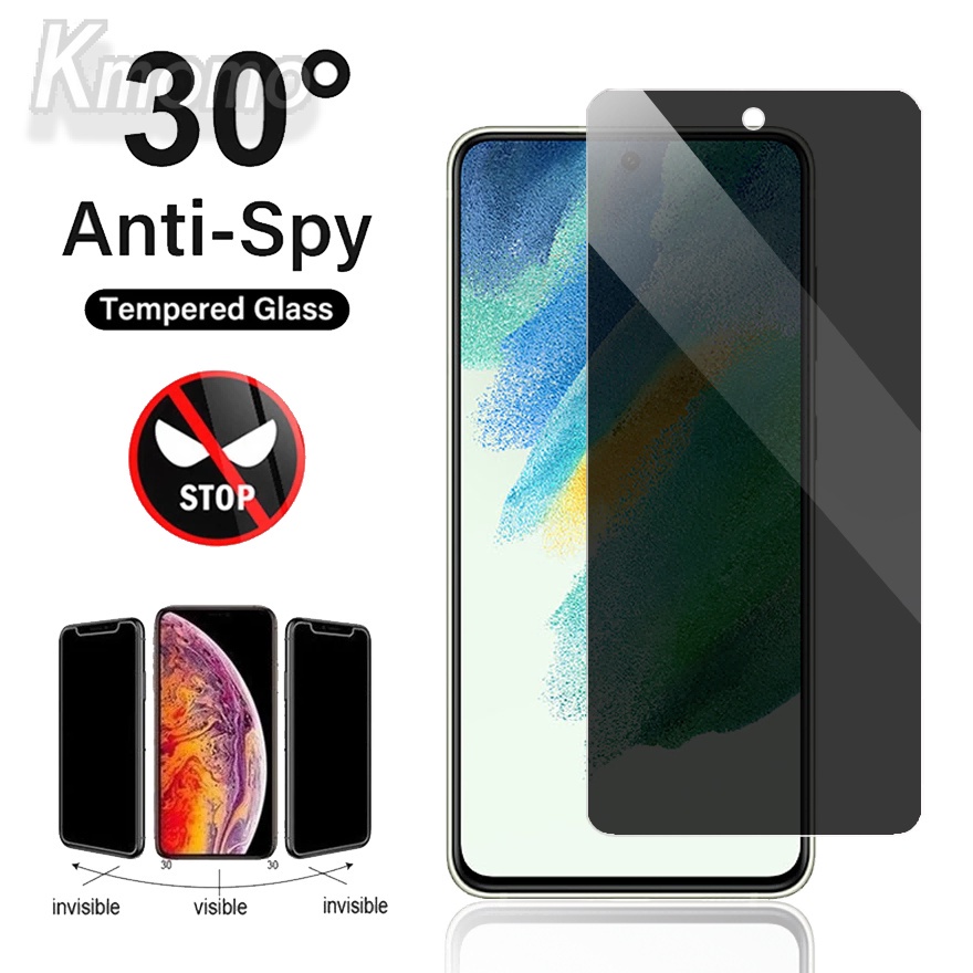 Kính Cường Lực Chống Nhìn Trộm Cho Samsung S10 S20 S22 Plus S21 FE 5G Note 10 Lite