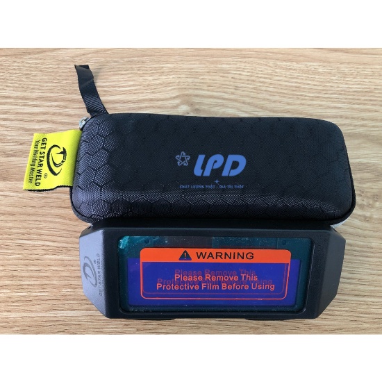 KÍNH HÀN ĐIỆN TỬ NĂNG LƯỢNG MẶT TRỜI GS 300 - Có dây đeo - 100 chính hãng