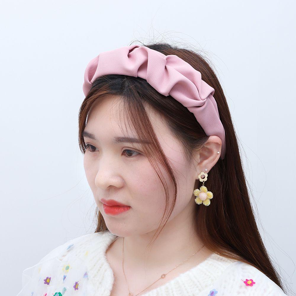 PINEVN Băng Đô Cài Tóc Bản Rộng Màu Sắc Thời Trang Cho Nữ
