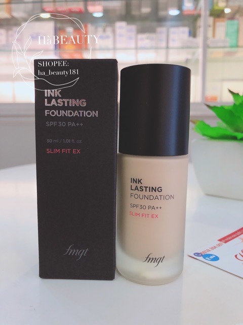 (AUTH_Korea)Kem Nền Đa Năng INK LASTING FOUNDATION Slim Fit Ex SPF30 PA++ The Face Shop | BigBuy360 - bigbuy360.vn