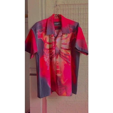 sơ mi xương đỏ Bobui