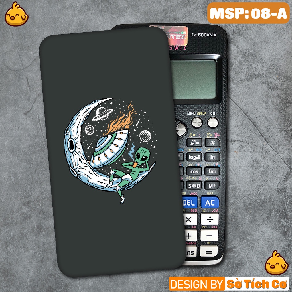 Miếng decal dán máy tính fx-570, fx-580, fx-880, Casio, Vinacal,... Alien MSP: 08