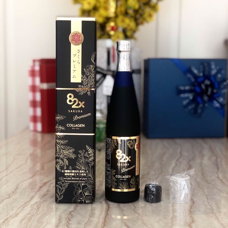 (Mẫu mới+quà tặng) Collagen #82x Sakura - Classic Nhật Bản