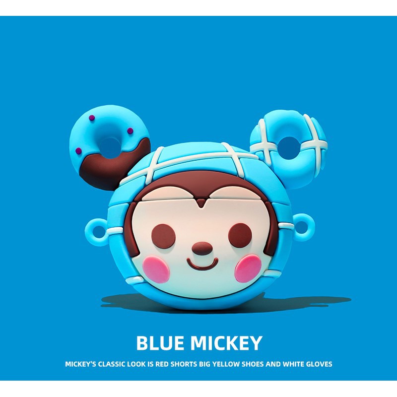 Bao airpod  vỏ airpod Mickey kèm quai xách