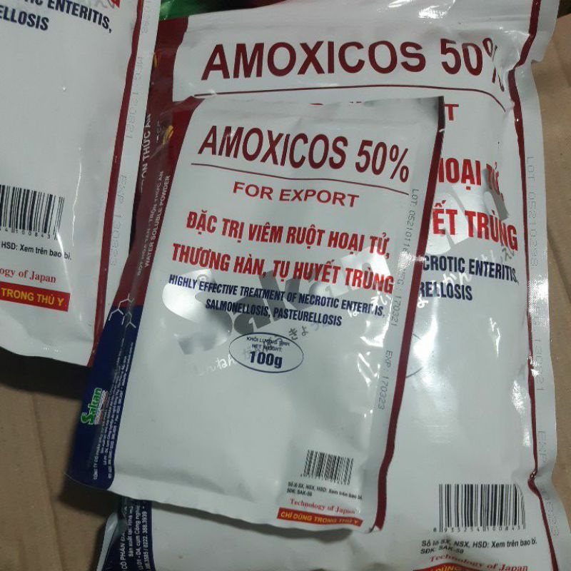 Bột pha Amoxicos 50%