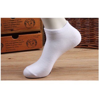 Combo 2 Đôi tất trơn nam nữ cổ ngắn nhiều màu chất đẹp