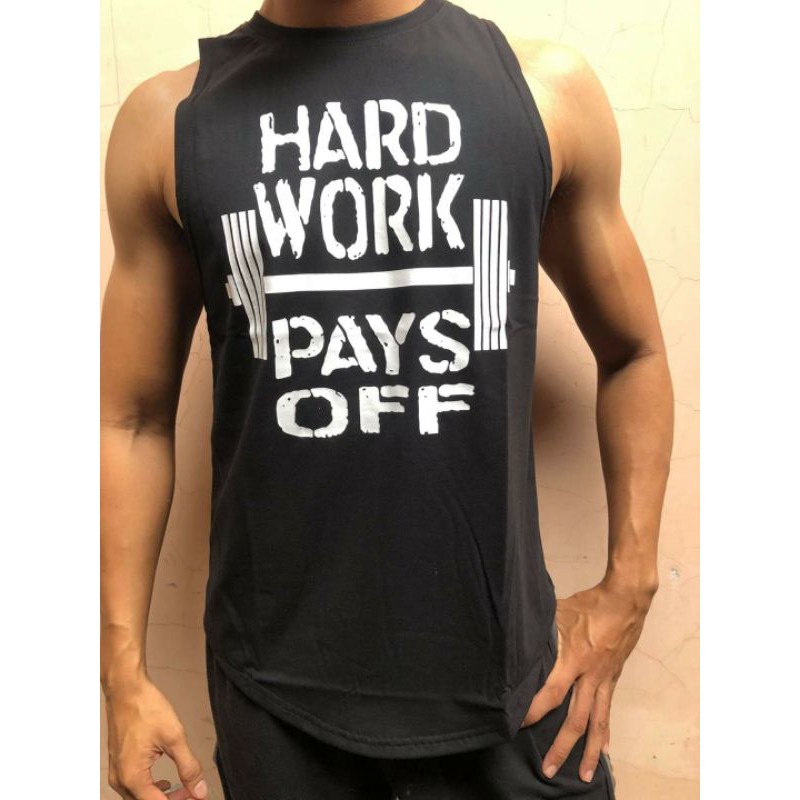 Áo Tập Gym TANKTOP ECHT PAYS OFF ( Đen )