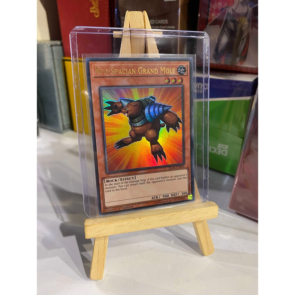 Lá bài thẻ bài Yugioh Combo Elemental HERO Magma Neos 4 lá - Tặng bọc bài nhựa bảo quản
