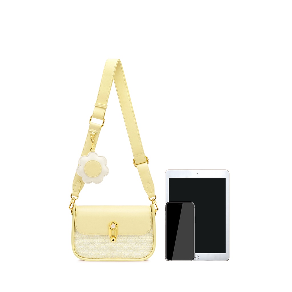 Túi đeo chéo flower spring - móc khóa hoa