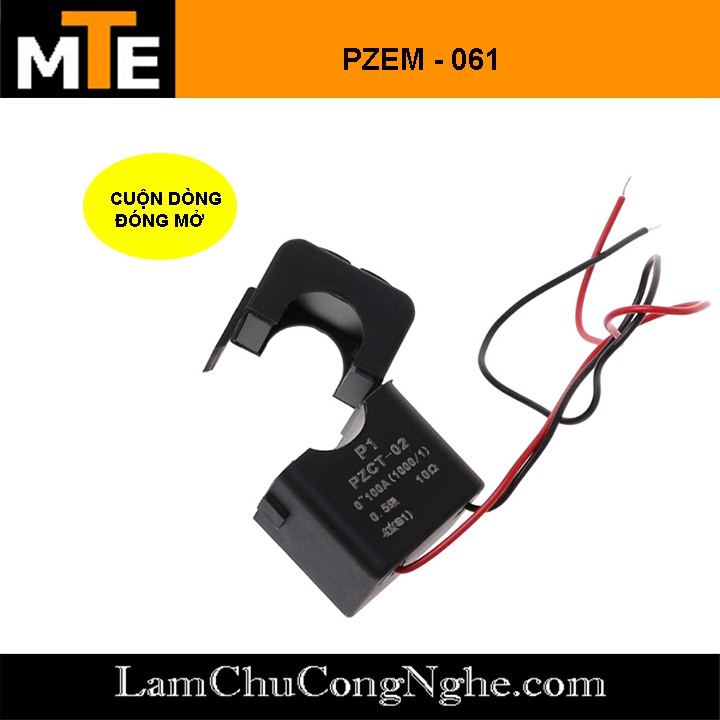 Công tơ điện tử PZEM-061 AC 220v 100A Đo điện áp , dòng điện, công suất thiết bị