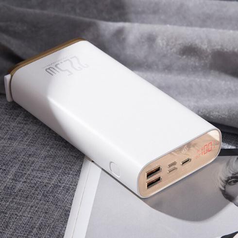 Pin Sạc Dự Phòng PPXCA 20000 Mah - 22.5W Sạc Nhanh Quick Charge 3.0 Cổng USB / Micro / IP / Type-C Cho Smartphone