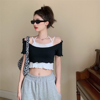 [SẴN] Áo croptop  Ulzzang ALC33