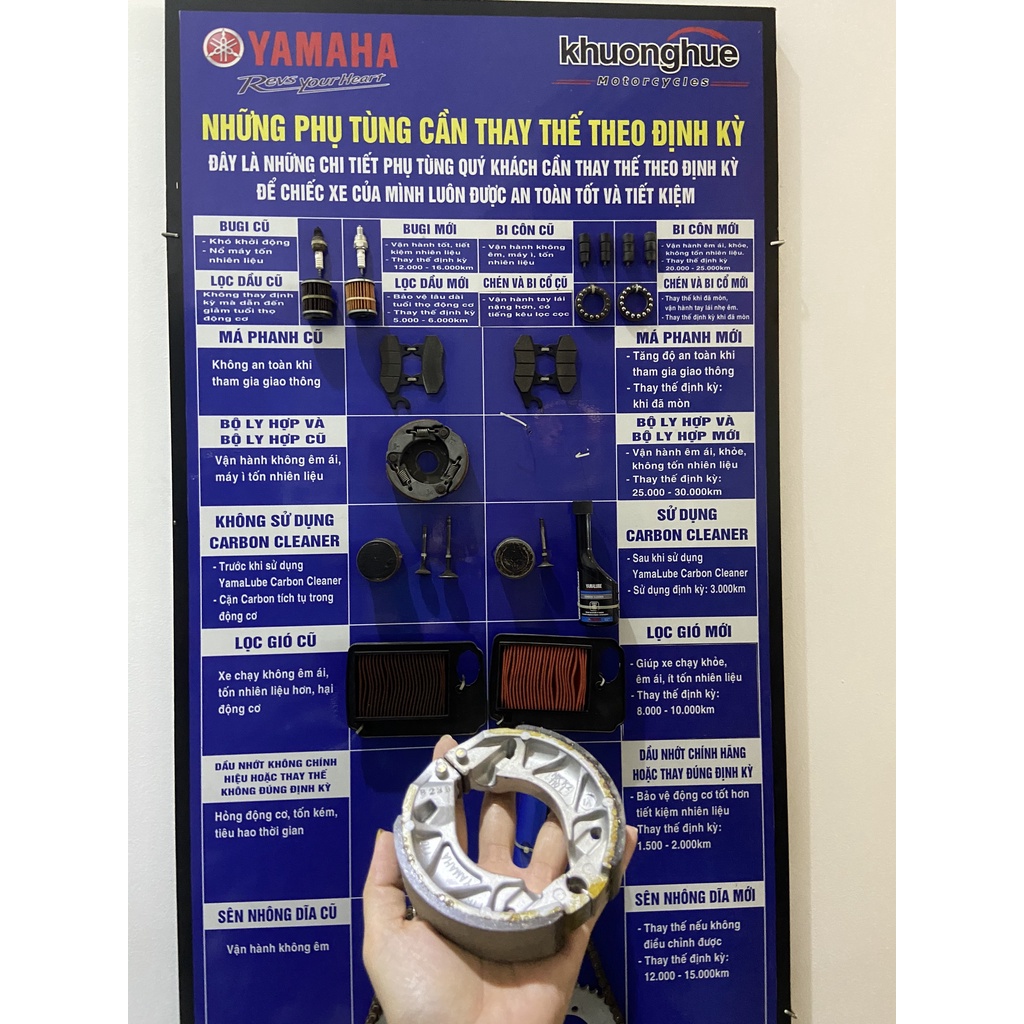 Bố đùm  trước SIRIUS, JUPITER chính hãng Yamaha