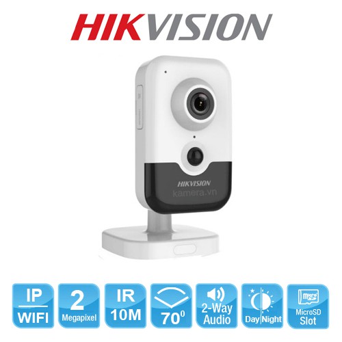 [Giá Rẻ Nhất] Camera IP Cube 2MP Full HD HIKVISION DS-2CD2421G0-IW hỗ trợ thẻ nhớ bảo hành 2 năm