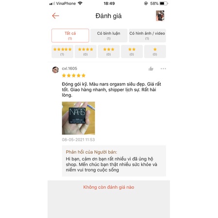 [RẺ NHẤT SHOPEE] má hồng nars minisize có nhũ | BigBuy360 - bigbuy360.vn