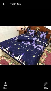 Bộ ga gối chăn poly