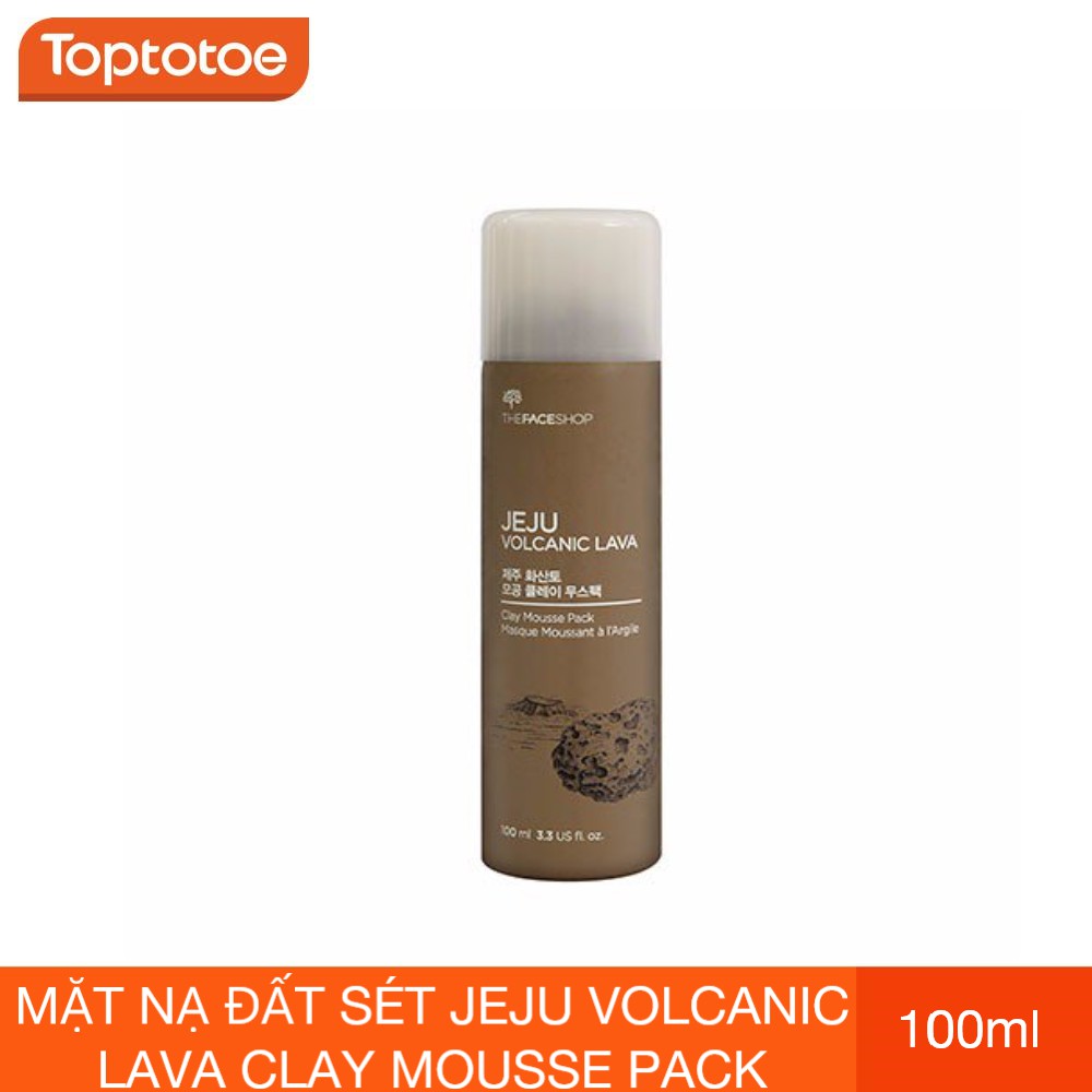 Mặt Nạ Rửa Thanh Lọc Lỗ Chân Lông Jeju Volcanic Lava Pore Clay Mousse Pack 100ml