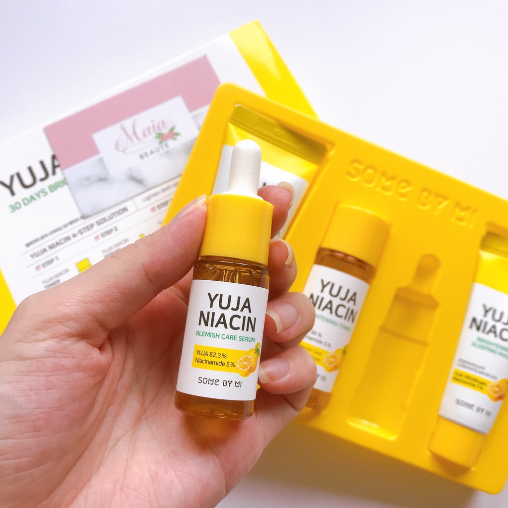 Set 4 Món Dưỡng Trắng Da Some By Mi Yuja Niacin 30 Days Brightening Stater Kit-Edition