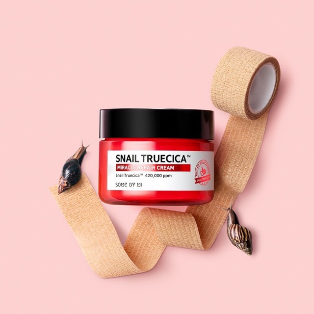 Kem Dưỡng Ẩm Phục Hồi, Giúp Da Săn Chắc Some By Mi Snail Truecica Miracle Repair Cream 50ml