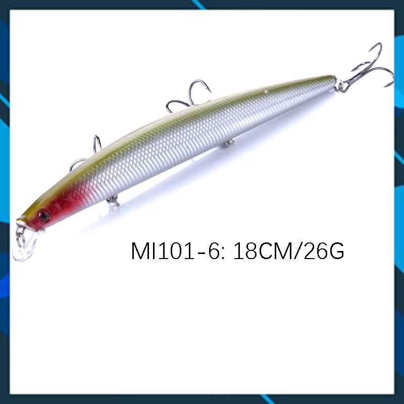 [Chất Lượng] Mồi Câu lure, cá chẽm , có mú, cá ngão , cá biển dài 18cm nặng 26gr