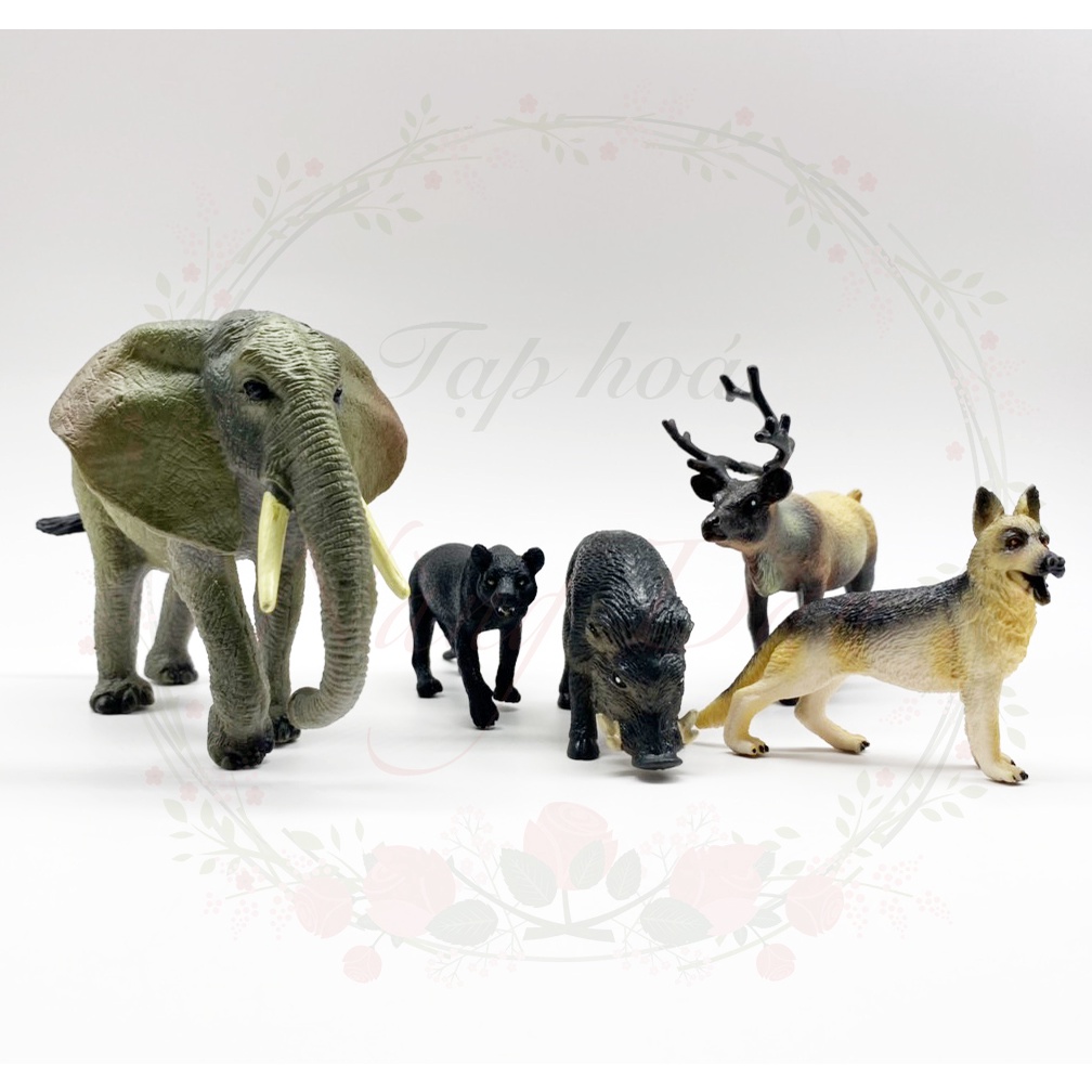 Đồ chơi mô hình động vật bằng nhựa cho bé - Set Safari 2