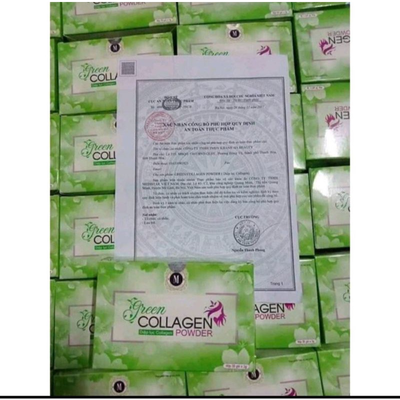 Diệp Lục Collagen Chính Hãng - Green Collagen Chính Hãng