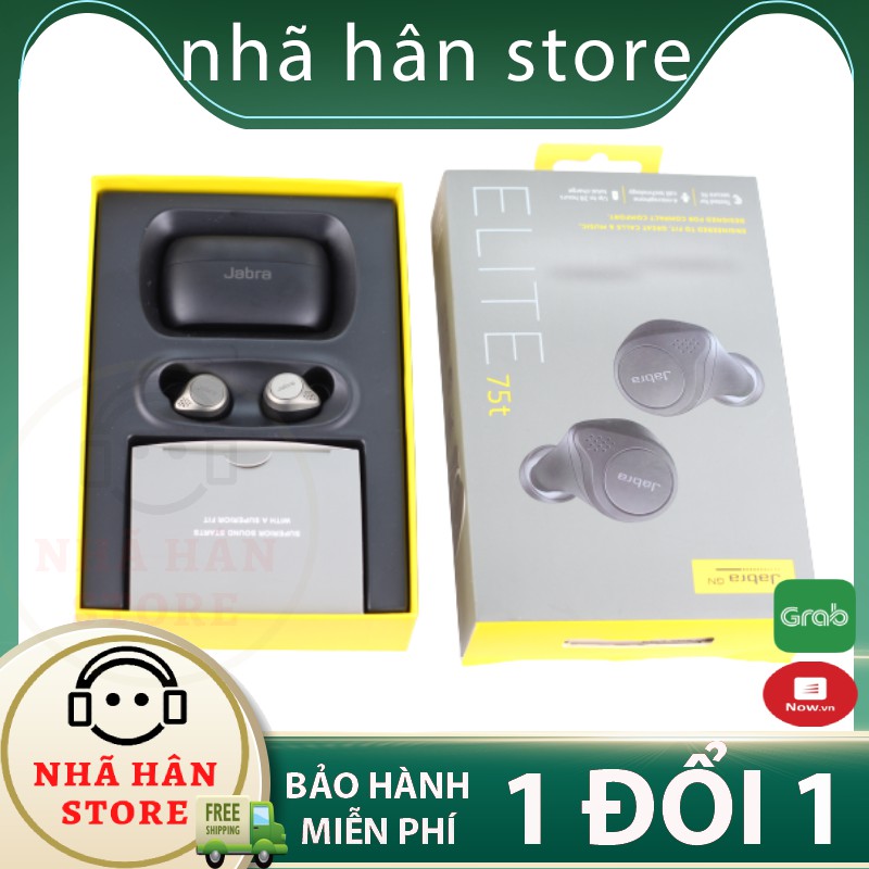 Tai Nghe Bluetooth Wireless JABRA Elite 75T Chuyên Gaming Giá Rẻ cho Iphone và Android - Thế Hệ Thứ 2021