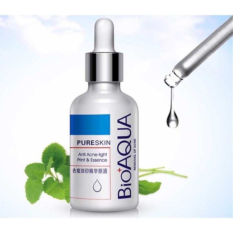 Tinh Chất Hỗ Trợ Loại Bỏ Mụn Làm Mờ Sẹo Kiểm Soát Dầu  BiOAqua Dưỡng Trắng Da 30ml