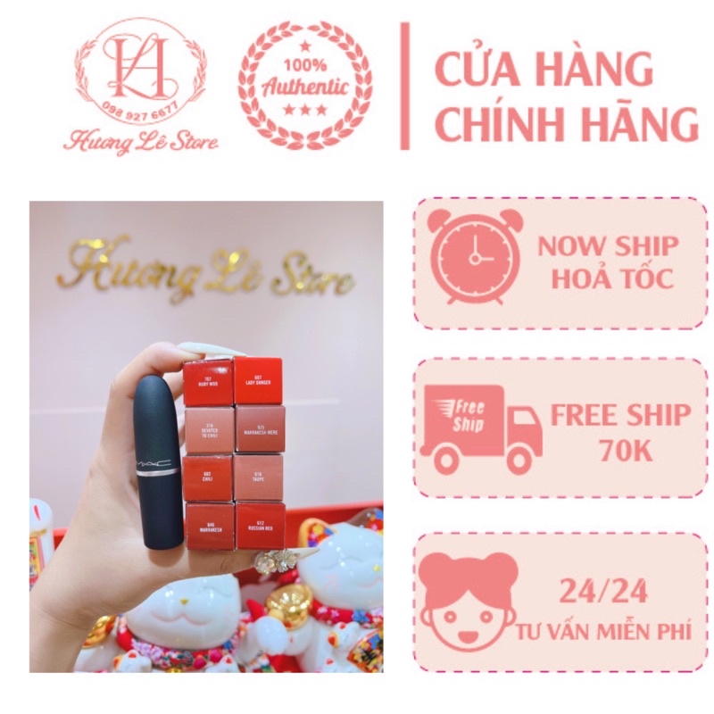Son Mac 316,925,Chili,Ruby Woo,Taupe,Russian Red