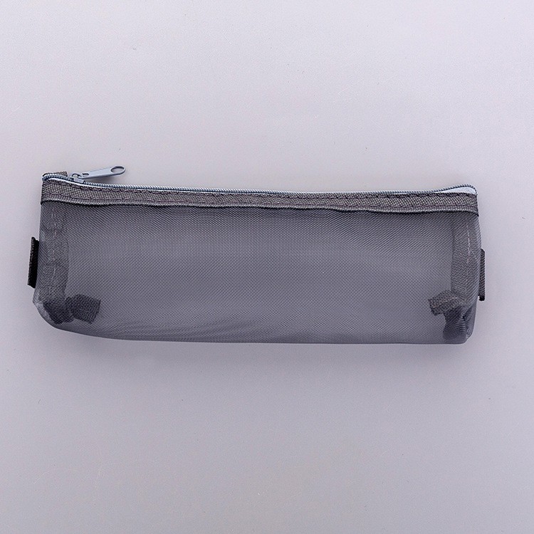 Hộp bút lưới Đen trắng thanh lịch 2 kích cỡ Pison đựng đồ dùng cá nhân – 1 cái
