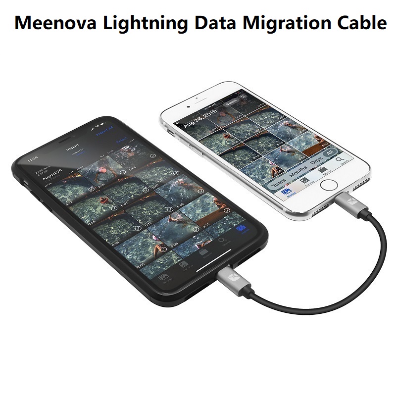Lightning to Lightning OTG Data Moving Cable For Apple iPhone 12 Pro max 12 11 Pro 8 IOS Mobile Phone Data Transfer Tools