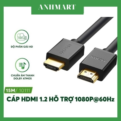 Cáp HDMI zin bóc máy 2.0 hỗ trợ 4k*2k, 3D Full HD1080 dạng dây dẹt màu đen dài từ 1.5-5m bảo hành 12 tháng
