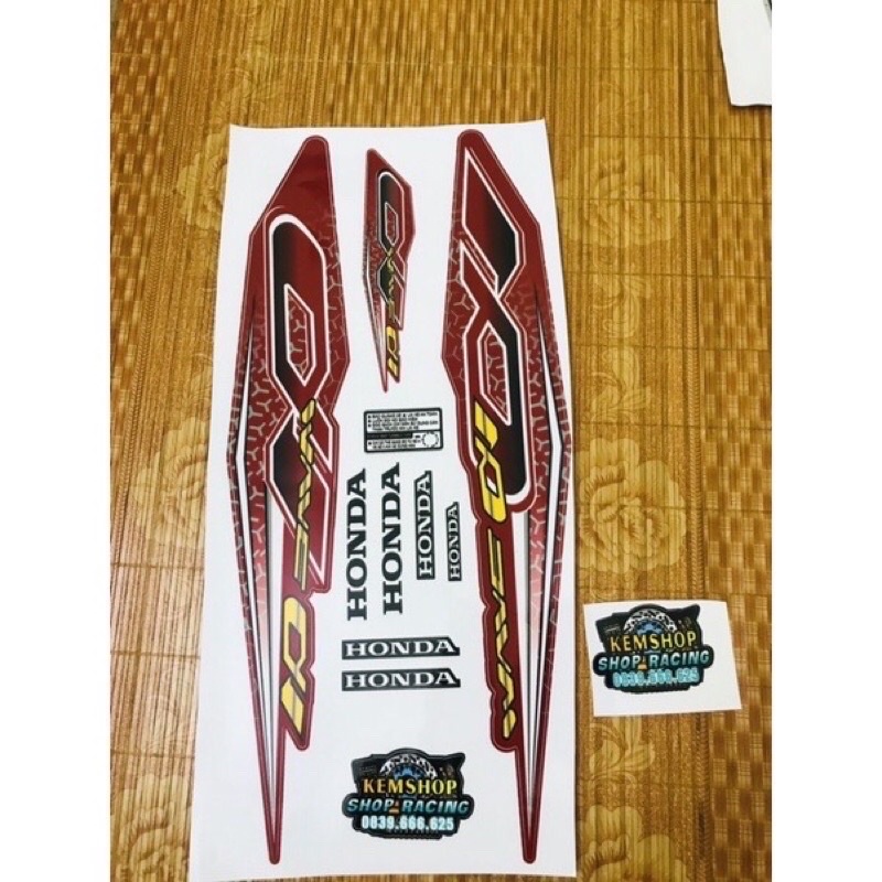 Tem Giả Zin Wave 2019 Dán Các Loại Xe Wave 50/100/110