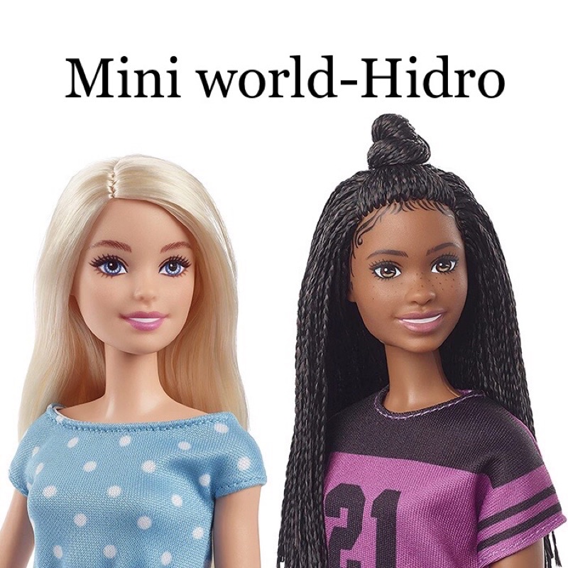 Búp Bê Broklyn và Malibu Playset Trong Phim Big City Big Dream của Barbie chính hãng
