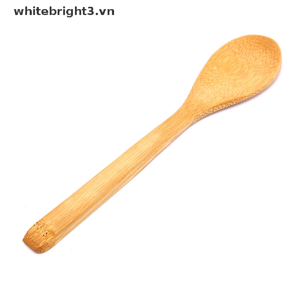 Set 3 muỗng tre tròn múc cà phê/ mứt tiện lợi